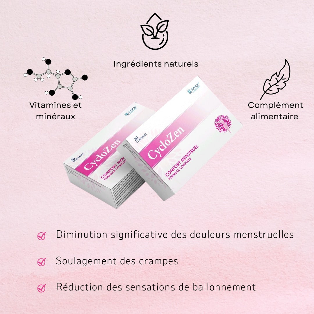 CycloZen : Complément alimentaire pour les douleurs menstruelles